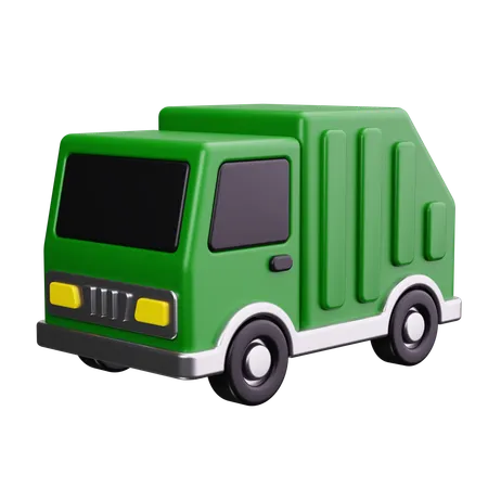 Waste Truck  3D Icon