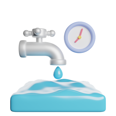 Waste Water  3D Icon