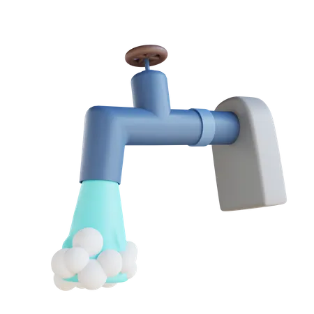 Waste Water  3D Illustration