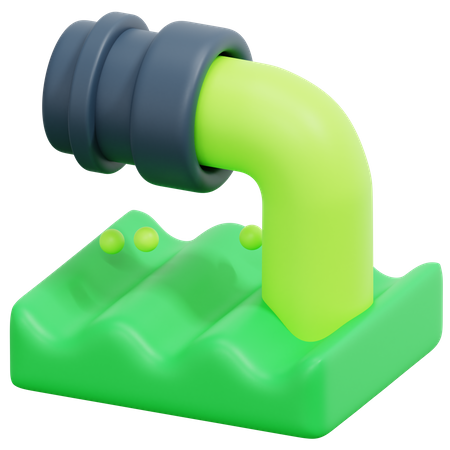 Waste Water  3D Icon