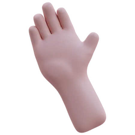 Wasting Hand Gesture  3D Icon