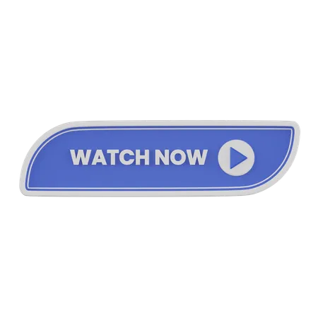 Watch Now Button  3D Icon