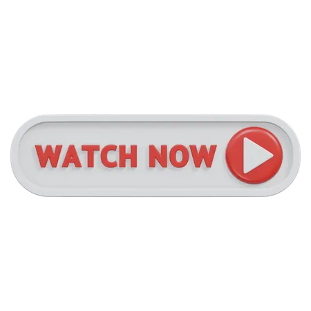 Watch Now Button  3D Icon