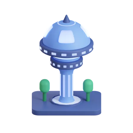 Watch tower  3D Icon