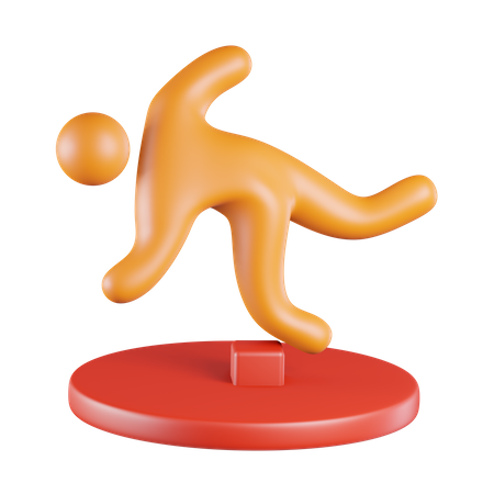 Watch Your Step  3D Icon
