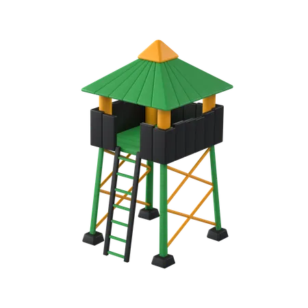 Watchtower  3D Icon