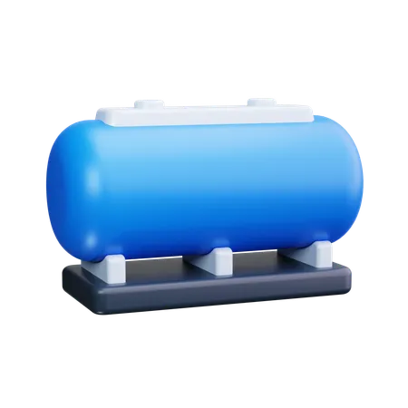 Water Barrel  3D Icon