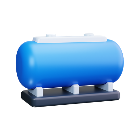 Water Barrel  3D Icon