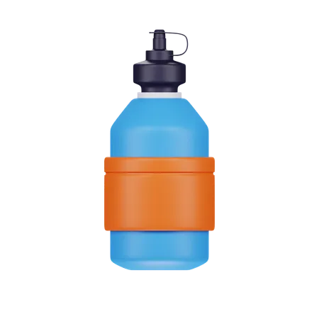 3 D Water Bottle Illustration 3D Icon
