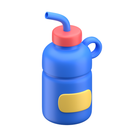 물 병  3D Icon