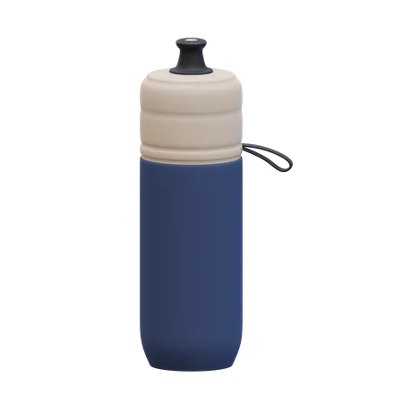 Water Bottle 3D Illustration