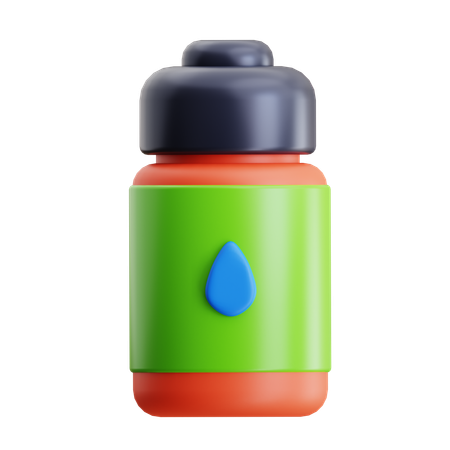 Water Bottle  3D Icon