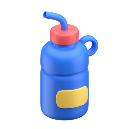 Water Bottle  3D Icon