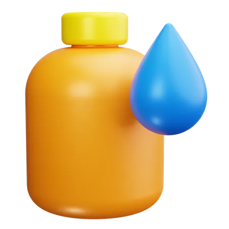 Water Bottle  3D Icon