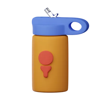 Water Bottle  3D Icon