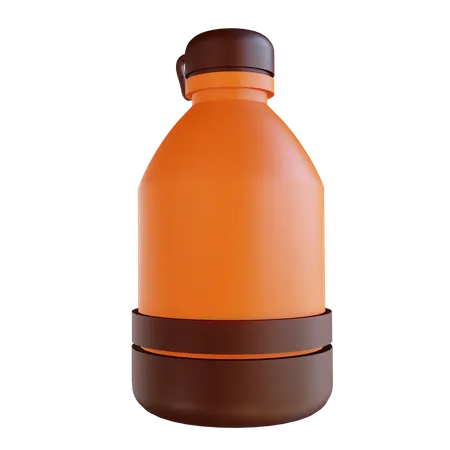 Water Bottle  3D Illustration