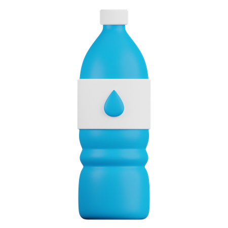 Water Bottle  3D Illustration