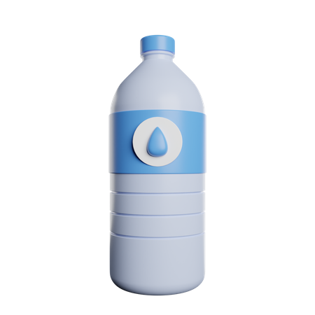 Water Bottle  3D Illustration