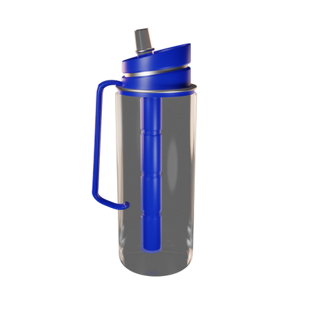 Water Bottle  3D Illustration