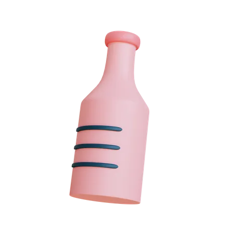 Water Bottle  3D Illustration