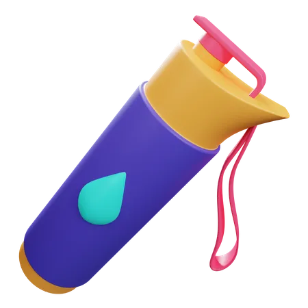 Water Bottle  3D Illustration