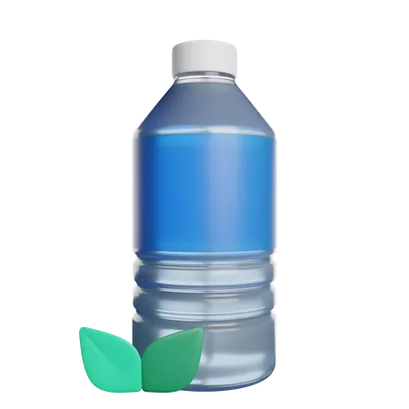 Mineral Water Bottle 3D Icon