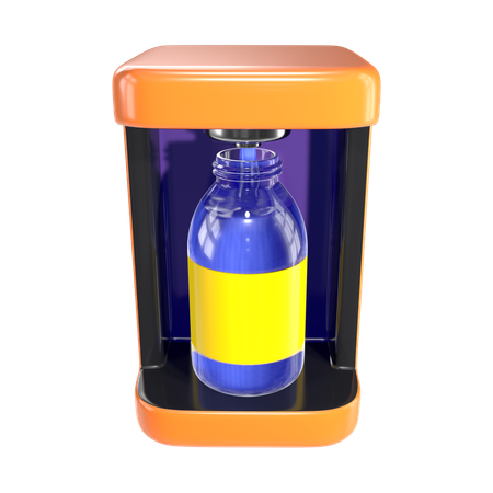 Water Bottle Refill Station  3D Icon