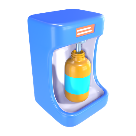 Water Bottle Refill Station  3D Icon