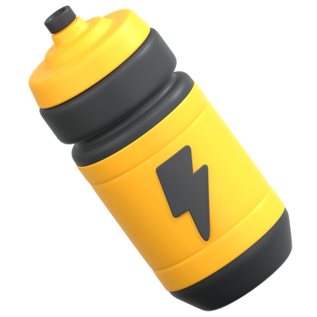 툰더 표시가 있는 물병  3D Icon