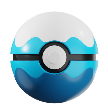 Water Bubble Ball  3D Icon