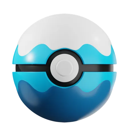 Water Bubble Ball  3D Icon