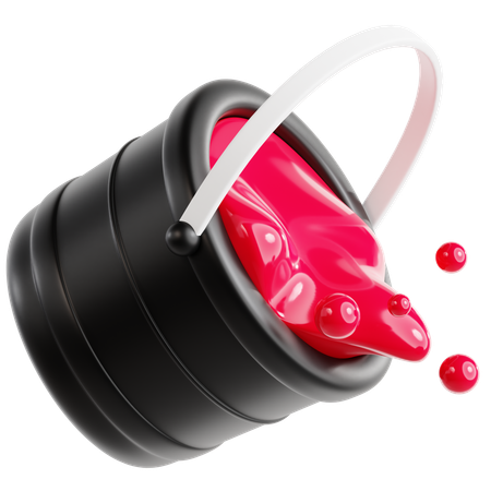 水バケツ  3D Icon