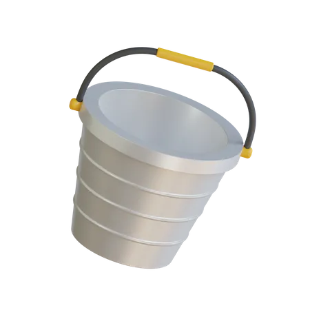 Water Bucket  3D Icon