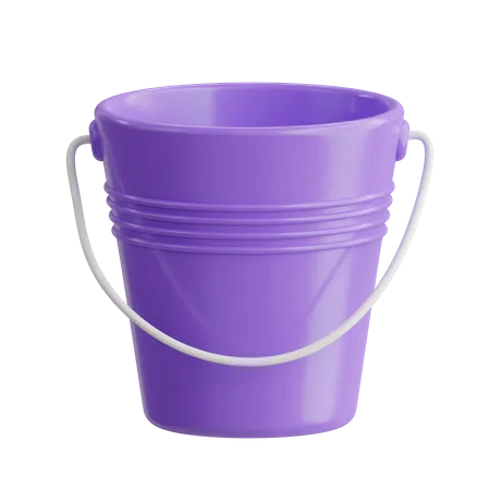 Water Bucket  3D Icon