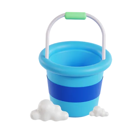 Water Bucket  3D Icon