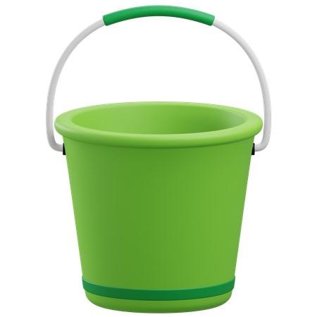 Water Bucket  3D Icon