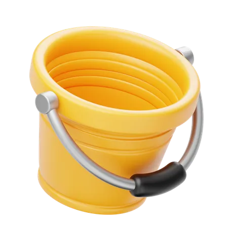 Water Bucket  3D Icon