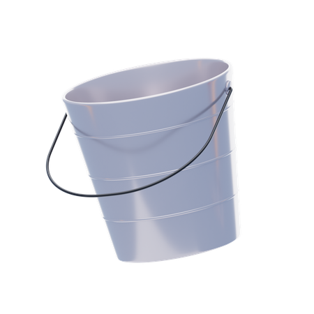 Water Bucket  3D Icon