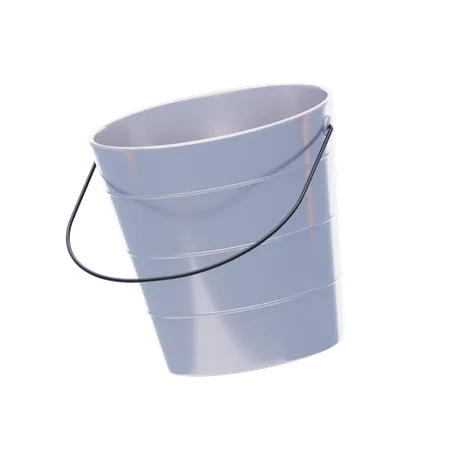 Water Bucket  3D Icon
