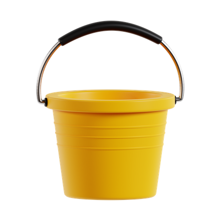 Water Bucket  3D Icon