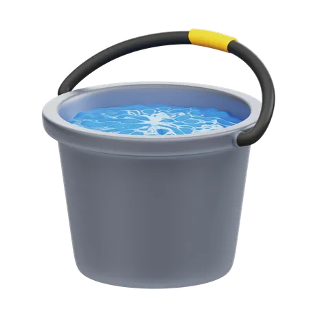 Water Bucket  3D Icon