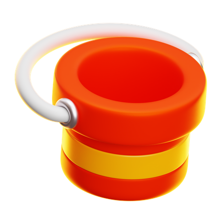 Water Bucket  3D Icon