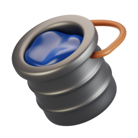 Water bucket  3D Icon