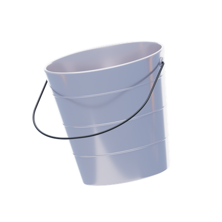 Water Bucket  3D Icon