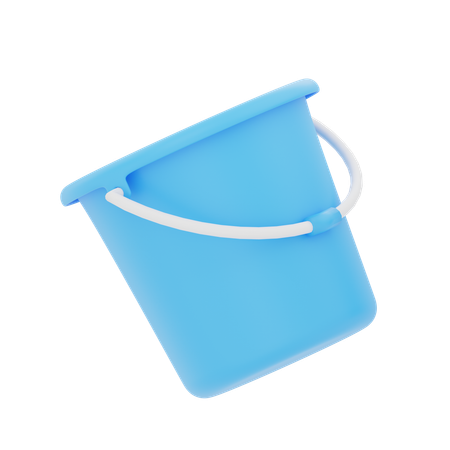 Water Bucket  3D Icon