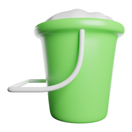 Water Bucket  3D Icon
