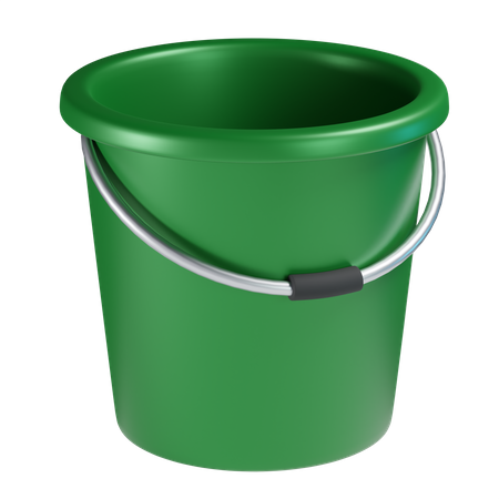 Water Bucket  3D Icon
