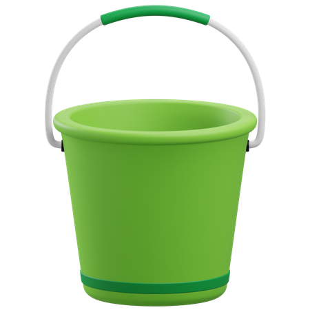 Water Bucket  3D Icon