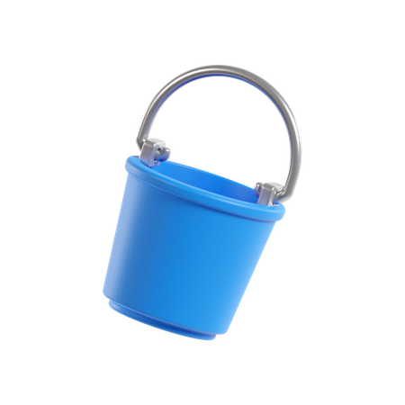 Water Bucket  3D Icon