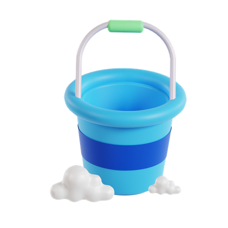 Water Bucket  3D Icon